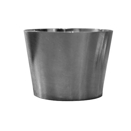 Osborne Wood Products 1 1/2 x 2 Round Tapered Ferrule in Brushed Aluminum Finish 911AL